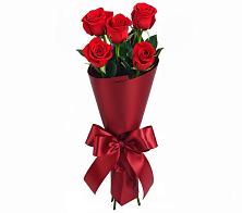 Букет 5 Красных роз Эдлесс Лав в Вешкайме