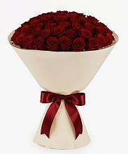 Букет 101 Бордовая роза Блэк Бакарра в Вешкайме
