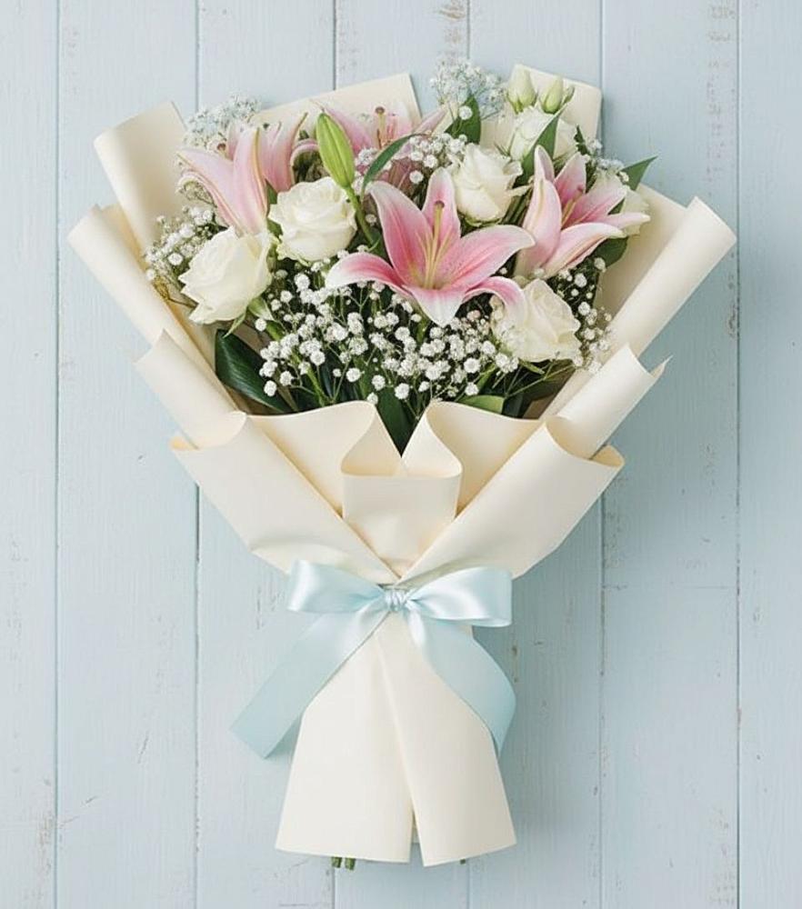 Букет цветов из: Лилии в Вешкайме