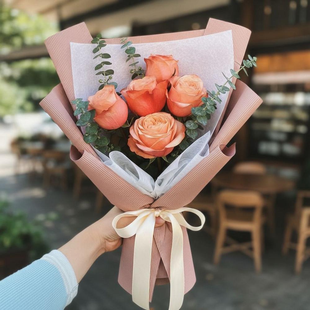 Букет цветов из: Розы в Вешкайме