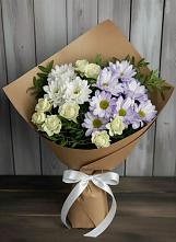 Букет цветов из:  Хризантемы и Розы в Вешкайме