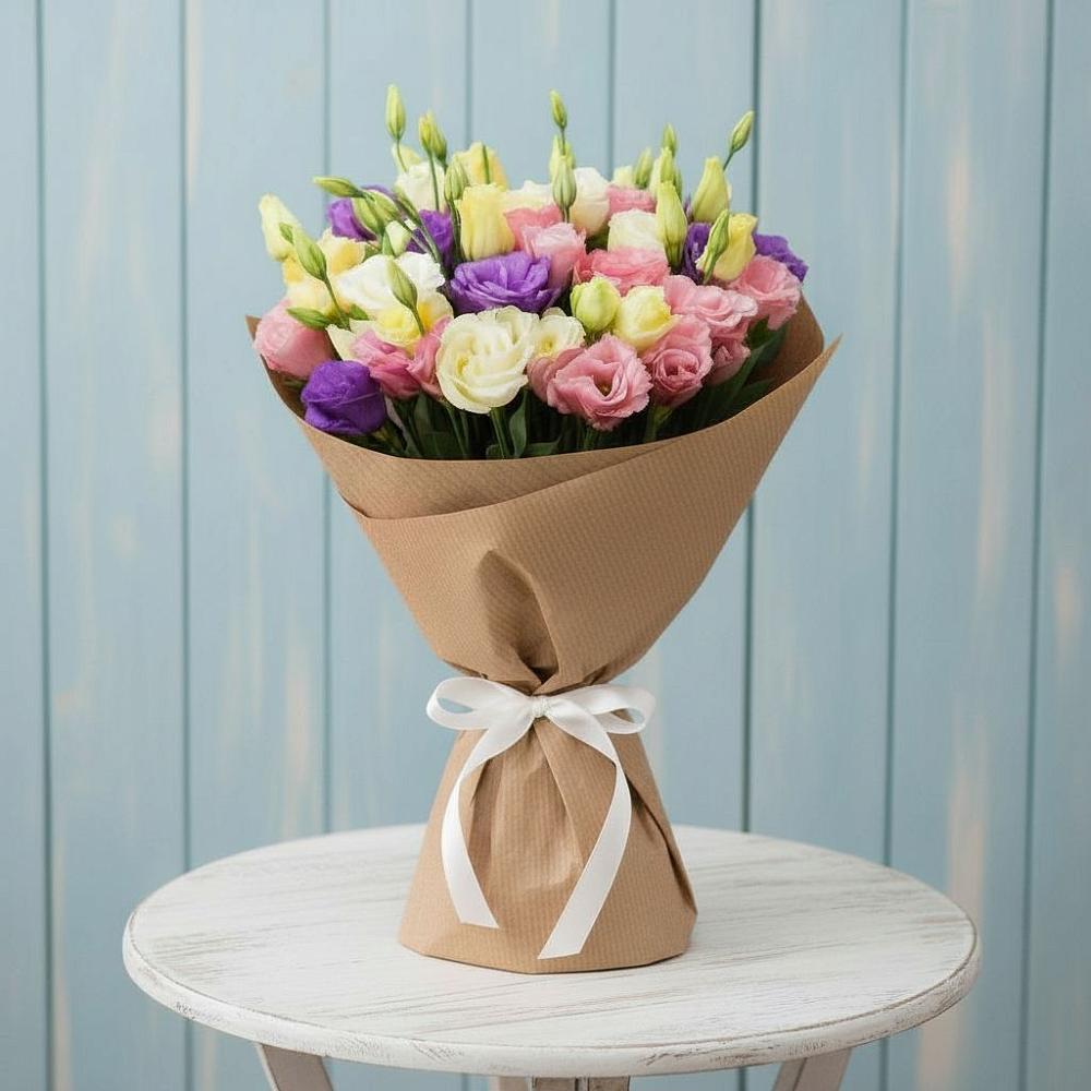 Букет цветов из: Лизиантусы в Вешкайме