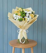 Букет цветов из:  Хризантемы и Розы в Вешкайме