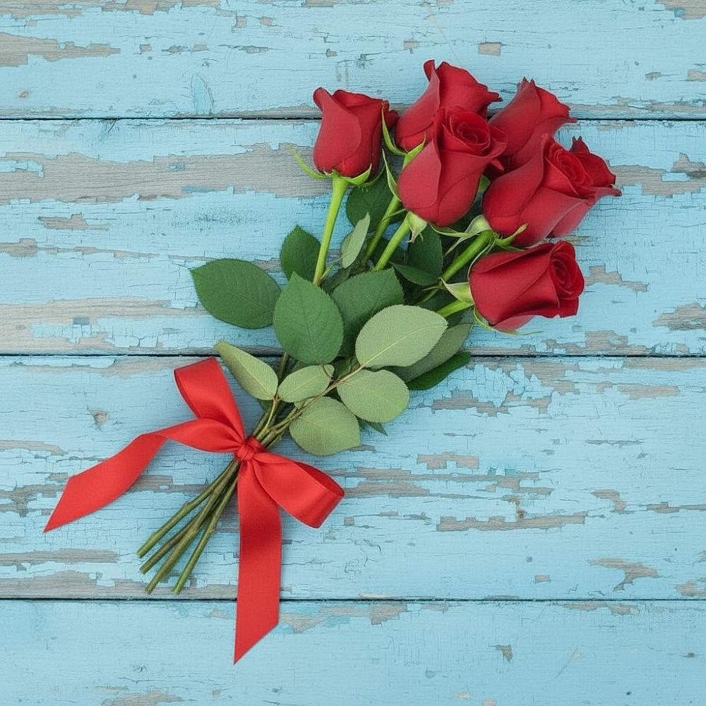Букет Красные розы в Вешкайме