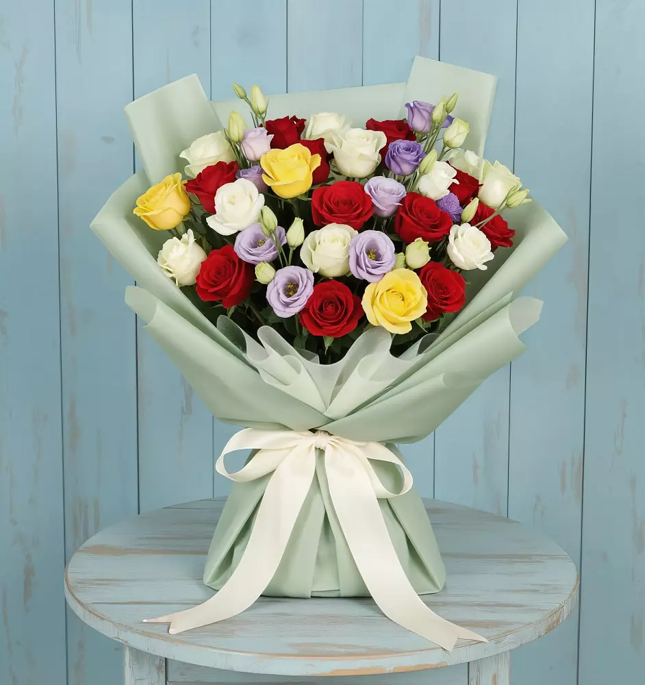 Букет цветов из: Розы в Вешкайме